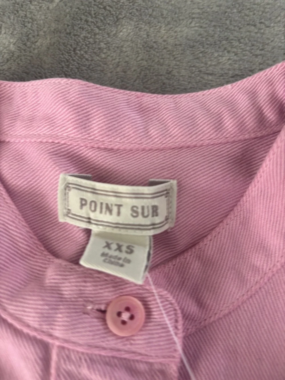 J‎ Crew Point Sur Draped Button Down Classic Long Sleeve Shirt Size XXS NWOT